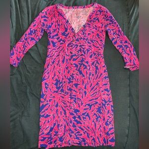 Lilly Pulitzer pink coral reef dress xxs
